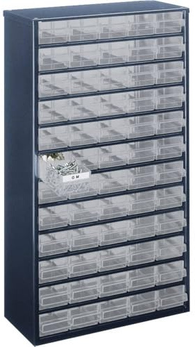 Raaco Cabinet 1260-00 filing cabinet Blue Steel