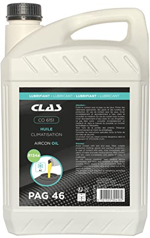Huile climatisation PAG 46 5l pour gaz R134a - CO 6151 - CLAS Equipements