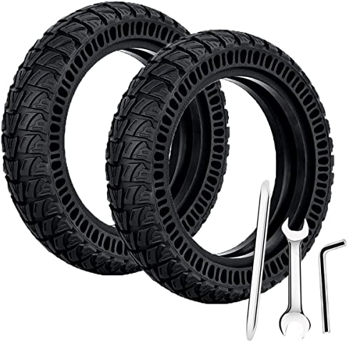 Solid Reifen, E Scooter Offroad Reifen als Ersatz für 8.5 Zoll Vollgummireifen für alle 8.5 Zoll Originalreifen kompatibel für Xiaomi mijia/M365/gxl/Pro2/V2/gotrax,