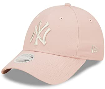 New Era New York Yankees Damenkappe Metallic Logo Pink Teamlogo MLB Fanprodukt Cap Frau Mädchen Baseball - One-Size