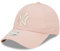 New Era New York Yankees Damenkappe Metallic Logo Pink Teamlogo MLB Fanprodukt Cap Frau Mädchen Baseball - One-Size