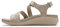 Clarks Femme Glide Hi Ella Sandale, Stone, 38 EU