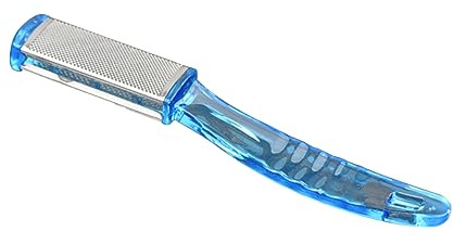 Beavorty Râpe à Callosités en Acier Inoxydable et Plastique Double Face Couleur Aléatoire Dissolvant de Callosités Pieds, Exfoliant pour Éliminer la Peau Dure