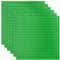 TINGLAND 6 Pack Large Building Brick Baseboard in Green, 10 x 10 Inch Baseplates Compatible with DUPLO,MEGA, Baseplate for DIY Play Table or Wall (6 Green)