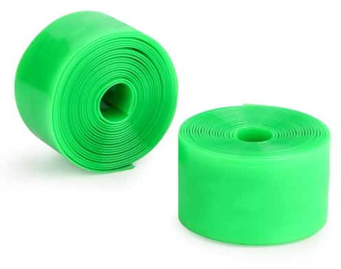 2 Pz Fodera per Pneumatici per Bici, Rivestimento Anti Foratura per Bici Accessori per Pneumatici per Bicicletta Compatibile con 30cm, 40,6cm, 46cm, 50,8cm, 61cm, 66cm, 70cm, 73,6cm (Verde)
