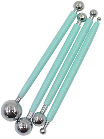 Strumento per sigillatura a sfera in metallo, confezione da 4 strumenti di rimozione del silicone, kit di attrezzi per argilla polimerica, strumento professionale per sigillatura di piastrelle,