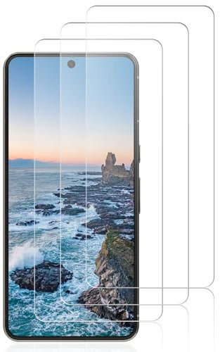 Beukei 3 Stück Panzer Schutz Glas für Google Pixel 8, Displayschutzfolie,[9H Härte][HD Klare][Blasenfrei][Anti-Kratzen] Film Panzer