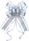 WEWILUCK Große Schleife als Geschenk, 15 Stück Geschenkschleifen zum Verpacken von Geschenkkörben, Weihnachten, Hochzeit und Geburtstagsparty-Dekoration (Silber mit Rosenmuster, 15,2 cm)