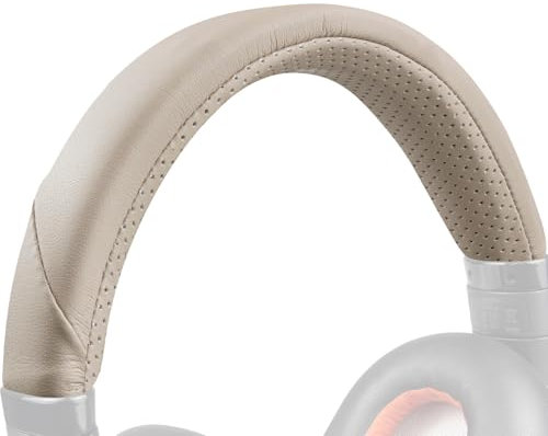 SOULWIT Funda de Diadema para Plantronics BackBeat Pro 1/2, Voyager 8200 UC Auriculares, Repuesto de Almohadilla de Diadema Pieza de Reparación - Beige