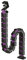 Spacetronik Kabelführung Schreibtisch Schwarz - Modularer Kabelkette Schreibtisch aus Stahl - PC Kabelmanagement Schreibtisch - Länge 1285 mm - Höhenverstellbar & Einfache Montage mit Halter