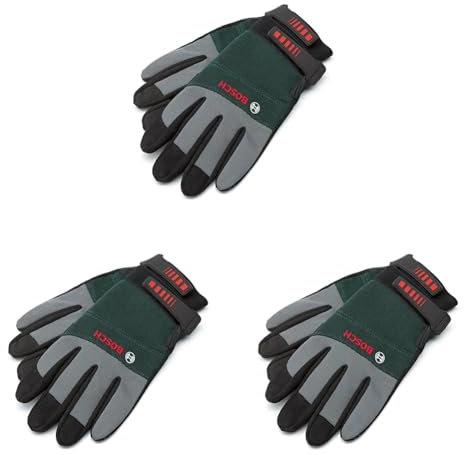 Bosch Gartenhandschuhe (Größe XL) (Packung mit 3)