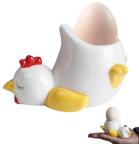 Eierbecher Lustig,Eierbecher Ostern,eierbecher Kinder,Hühner-/Enten Eierbecher Lustig,Eierbecher Porzellan Angenehmer Griff Und Leicht Zu Reinigen,Ostern Geschenke Kinder Eierbecher Für Familie