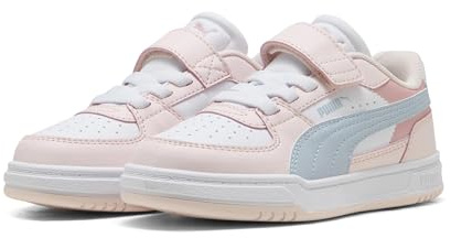 PUMA CAVEN III Block AC+ PS Sneaker, Jasmine Flower-Lucite White, 38.5 EU Child, Jasmin Blume Lucite Weiß, 32.5 EU