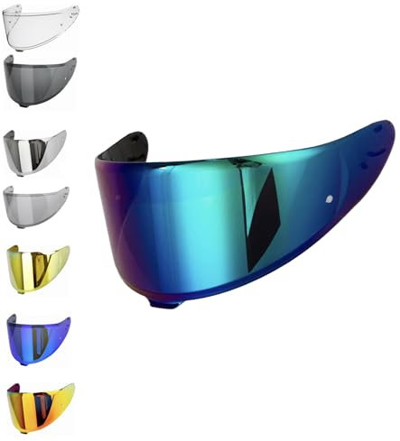 EvoParts Visière Cwr-f2 compatible avec Shoei Nxr 2 (pas de Nxr 1) - Z8 - X15 - xSPR Pro (Arc-en-ciel)