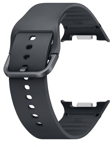 Samsung Sport Band (S/M) ET-SNL32 für die Galaxy Watch8 | Watch8 Classic, Uhrenarmband, Sport Armband, Original Zubehör, elastisch, langlebig, guter Sitz, Graphite
