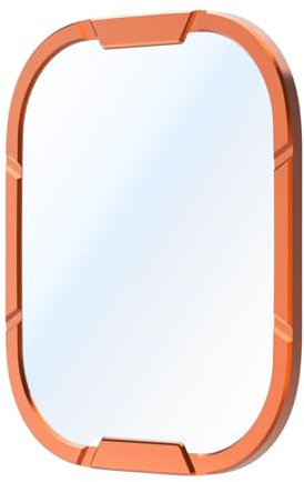 OFWAX Pellicola proteggi schermo in vetro temperato per Apple Watch Ultra 2, 49 mm, in vetro e metallo, antigraffio, per iWatch Series Ultra, 49 mm, accessorio (arancione)