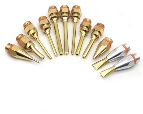 Pistola per Colla, Pistola for colla a caldo 1.5x70mm 1.8x55mm Ugello lungo in rame Ugello di diametro grande e piccolo Ugello da 1 mm con chiave for ugello, 1 pz/lotto(1.8x55mm)