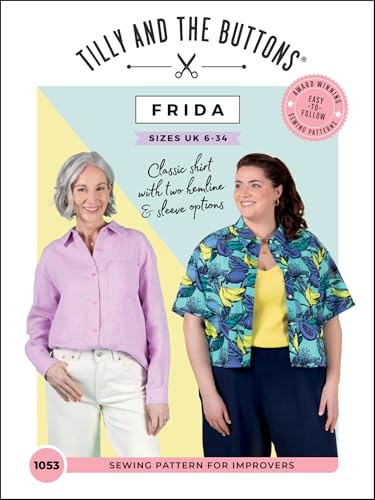 Tilly and the Buttons Frida Shirt Sewing Pattern UK 6-34