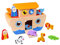 Tooky Toy 921 TKC304 Arche Noah Bunten Tieren Und Bauklötzen-18-Teiliges Holz-Spielzeug Für Kreative Rollenspiele Und Fördert Das Greif-Sowie Denkvermögen Ihres Kindes-Ca. 26 x 19 x 14 cm