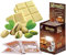 MORETTO preparato in polvere per cioccolata calda in tazza - gusto CIOCCOLATO BIANCO CON PISTACCHI - 1 scatola con 12 bustine