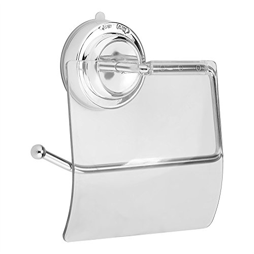 Porta Carta Igienica Roll Stand Impermeabile in Acciaio Inossidabile con Installazione a Ventosa - Deposito Domestico del Bagno