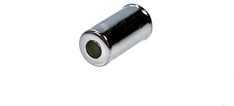 Unbekannt 10 Stück Fahrrad Bremszughülle Ferrule Endkappen Crimp Bike Bremszug Kappe Edelstahl 10mm Silber 10 Stück