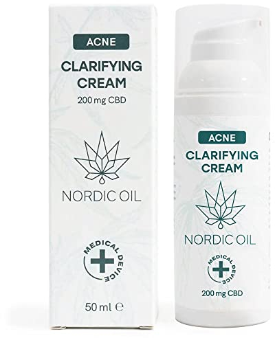 Valkyrie | CBD Akne Creme | Speziell gegen Akne entwickelt | Transdermal und liposomal | 200mg CBD | Registriertes Medizinprodukt der Klasse I | MADE IN EU | 50 ml | NORDIC OIL