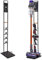 Luchs Ständer Universal für Akkusauger/Handstaubsauger - Organizer für Dyson V6, V7, V8, V10, V11, V15, DC30, DC31, DC34, DC35 Standfuß Halterung Rahmen auf RÄDERN und HOLZGRIFF (Schwarz)