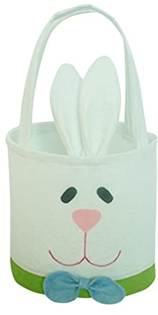 FeiliandaJJ Ostertasche Ostern Hase Küken Geschenktasche Osterkorb Tragetasche Osterhasen Taschen für Kinder Ostereier Süßigkeiten (A)