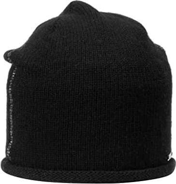 GIESSWEIN Kaschmir Mütze Ölberg - Cashmere Longbeanie, Merino Wool Beanie mit glitzernden Kristallen, Strickmütze aus Merinowolle, Damenmütze
