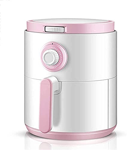 HMTE Freidora de Aire para Uso doméstico Freidora eléctrica de Aire Caliente de 4,2 l Freidoras de Aire de Capacidad Extragrande y Accesorios adicionales (freidoras de Aire) (Rosa) (Rosa)