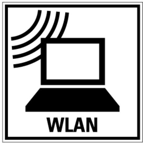 Aufkleber Hot Spot Hinweis WLAN Schild Folie selbstklebend | 5-30cm Made in Germany, Größe: 5x5cm