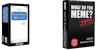 WHAT DO YOU MEME? New Phone, Who Dis? - Partyspiel für Erwachsene & NSFW-Erweiterungsdeck