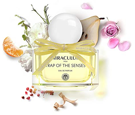 MIRACULUM Eau de Parfum TRAP OF THE SENSES Frische Zitrusnoten, Ideal für den Tag, Langlebig, Geschenkidee