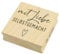 Artoz Stempel – Holzstempel – „Mit Liebe selbstgemacht groß“ – 60 x 60 mm – Motivstempel zum Kartenbasteln für Einladungen, Geburtstag, Grüße