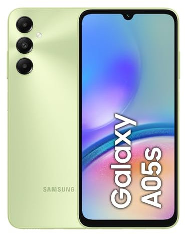 Samsung Galaxy A05s, Factory Unlocked Android Smartphone, 13MP Front Camera, Fast Charging, 64GB, Light Green, 3 Year Manufacturer Extended Warranty (UK Version)