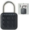 Candado de Contraseña de 6 Dígitos, Candado de Combinación Electrónico Negro para Exteriores, Candado Escolar, Candado de Gimnasio, Candado de Combinación Impermeable IP67 para