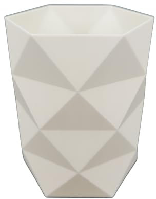 Pot à Crayon Écoresponsable – blanc – Organisateur Polyvalent Bureau & Maquillage – Design Moderne et Durable – Fabrication Française en PLA Biodégradable