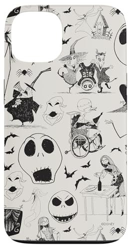 iPhone 13 Tim Burton's The Nightmare Before Christmas Ink Print Case