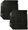 vhbw 2x Activated Carbon Filter compatible with Faber 112.0157.243 Extractor Hood - 26.5 x 23.7 x 1.6 cm
