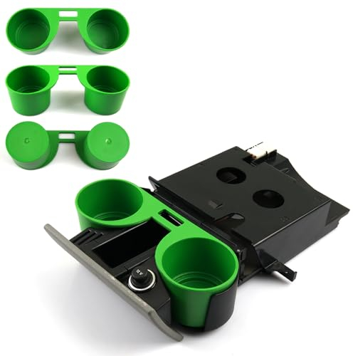ROBUST Cup Holder Inserts Green Works Even On Broken Cup Holders for Volkswagen Transporter T5 T5.1 2003-2015