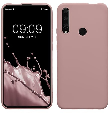 kwmobile Hülle für Honor 9X (EU-Version) TPU Case - Handyhülle unterstützt kabelloses Laden, Flexible Schutzhülle, gummiertes Cover in Nude Lilac