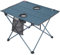 OEX Ultralite Table with Anodised Aluminium Frame, Ultra Lightweight, Durable, Portable, Compact Pack Size, Built in Cup Holders, Ideal for Camping, Festivals & Outdoor Events, Carry Bag, Blue