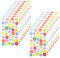 LLOUSSAK 702Pcs Daisy Flower Stickers - Cute Small Self-Adhesive Pastel Stickers for Scrapbooking, Water Bottle, Laptop, Car, Cellphone Case, Arts Craft