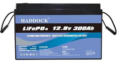 Lifepo4 Batteryzellen,Batteria Lifepo4 Batteria da 12V 300 Ah, batteria al litio ferro fosfato da 5000 cicli profondi, sostituzione per batterie al piombo acido AGM