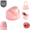 Replacement Lid Compatible with Owala Freesip,One Button Water Bottle Top Lid Compatible with Owala Cup 16oz 24oz 32oz 40oz BPA-Free Replacement Accessory Stopper,No Leak (Pink)