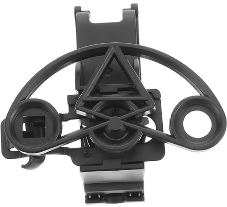 Gaming Lenkrad Schwarz aus Abs, Verstellbare Halterung für Rennspiele | Kompakt und Tragbar, Stabile Ausführung, Einfache Montage, Zubehör für Gamecontroller