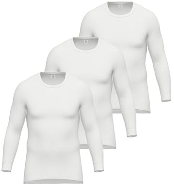 Ammann 3er Pack Shirt 1/1 Arm Doppelripp Exquisit 433172