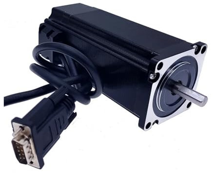 UYCUODLUY Nema 23 Closed-Loop Stepper Electronic Starter 57HBS5401 2.8N.m Driver Servo Electronic Starter 120mm Step Electronic Starter 1000ppr Hybrid Closed Loop and line(8mm Motor)