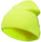VIAUMBR Beanie Mütze Wintermütze Herren Damen Strickmütze Winter Mütze Beanie Hat Sportmütze Strick Bündchen Thermo Weich Atmungsaktiv Klassische Unisex V048 Neongelb